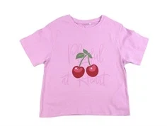 Name It pastel lavender kirsebær t-shirt